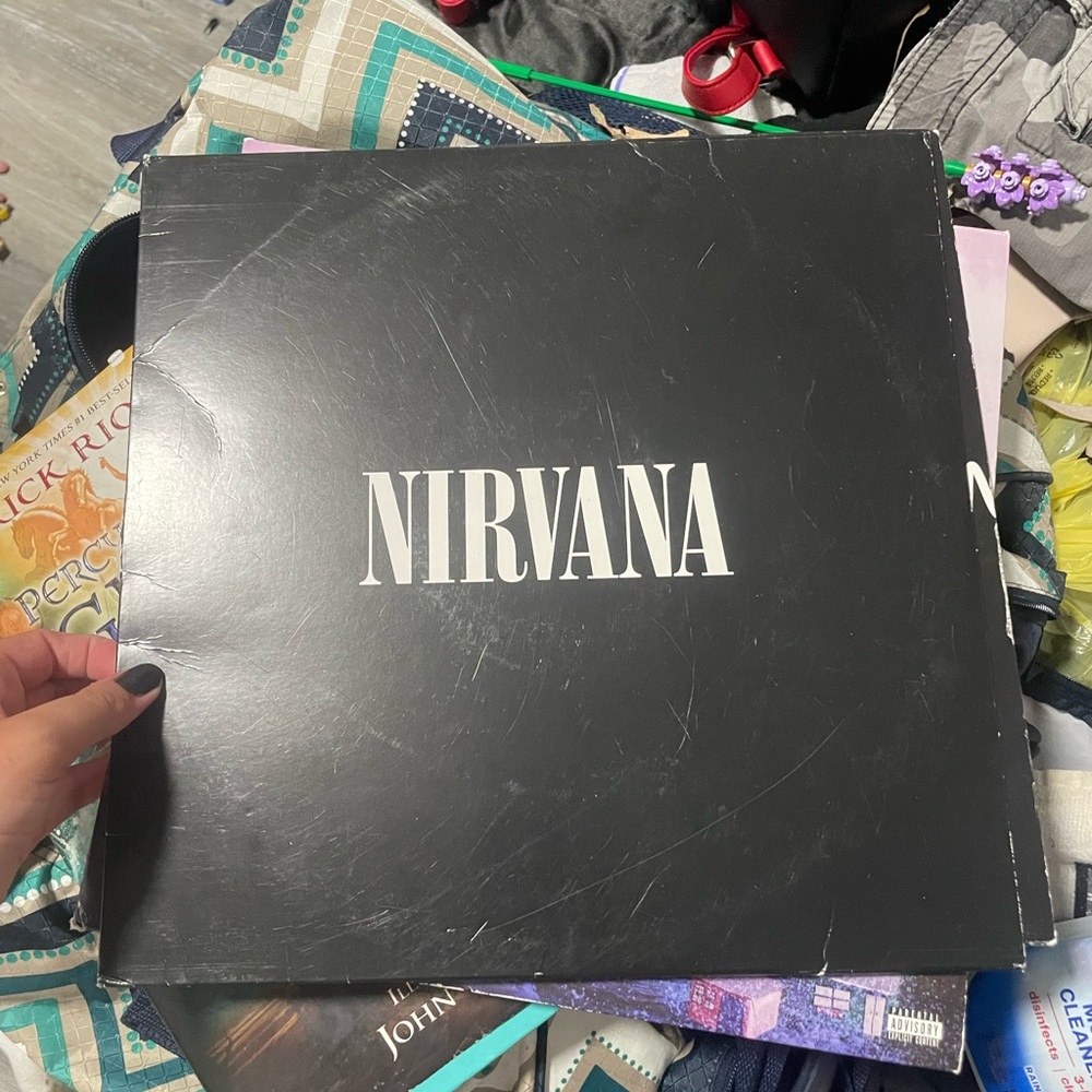 NIRVANA Black Vinyl Record